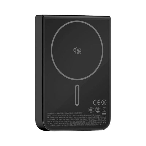 Momax 1-Power S.Pass² 10000mAh magnetic wireless power bank black with 25W wireless charging Qatar