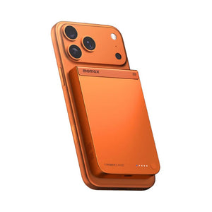 Momax 1-Power S.Pass² 10000mAh magnetic wireless power bank solar orange with 25W wireless charging Qatar