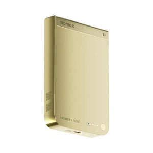 Momax 1-Power S.Pass² 10000mAh magnetic wireless power bank yellow with 25W wireless charging Qatar