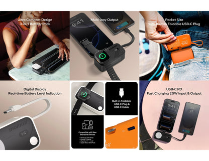 Momax 1-Power X Pro Mini+ 5000mAh IP170 power bank