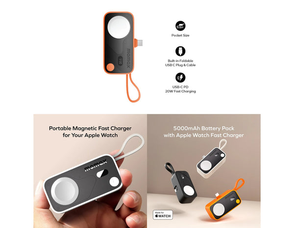 Momax 1-Power X Pro Mini+ 5000mAh IP170 power bank