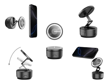 Momax 1-Snap Go Auto Suction Magnetic Phone Stand KH20