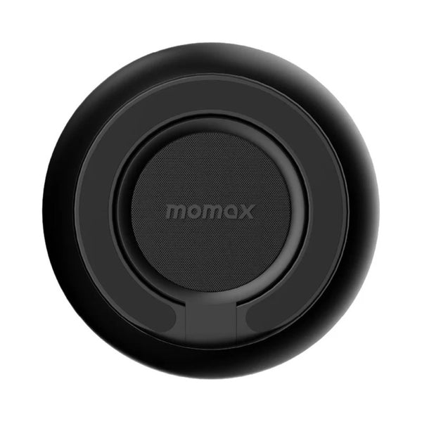 Momax 1-Vibe Bottle magnetic wireless speaker flask with insulated stainless steel design Black Qatar