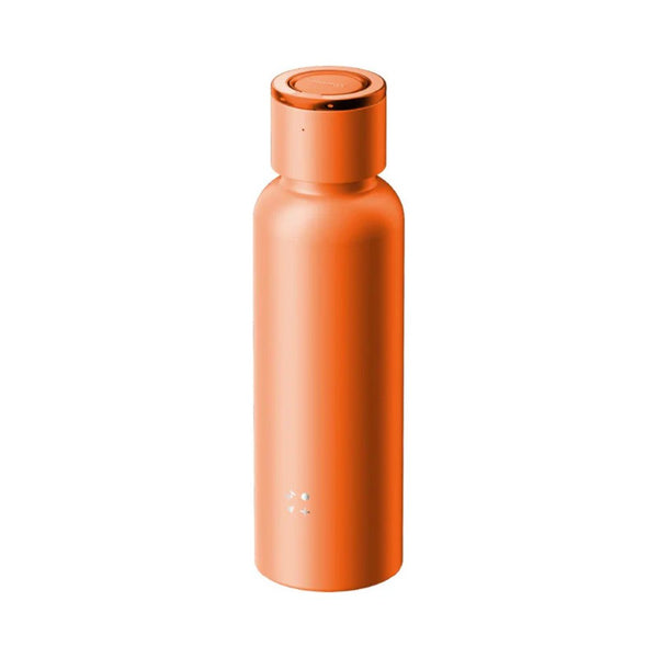 Momax 1-Vibe Bottle magnetic wireless speaker flask with insulated stainless steel design Solar Orange Qatar