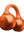 Momax 1-Vibe Clip M.IN.D AI translation clip-on earbuds solar orange Bluetooth 6.0 ENC Qatar
