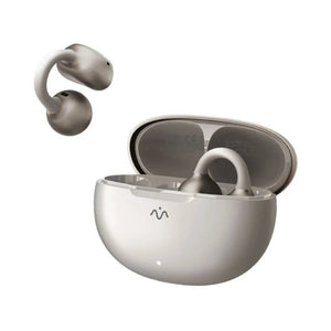Momax 1-Vibe Clip M.IN.D AI translation clip-on earbuds titanium Bluetooth 6.0 ENC Qatar