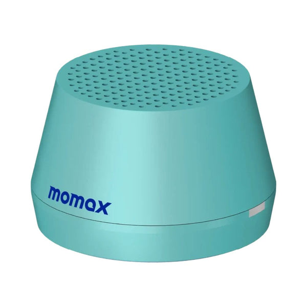 Momax 1-Vibe Go Lite magnetic wireless speaker with TWS and IPX4 protection in Aqua Soda Pop Qatar