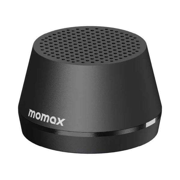 Momax 1-Vibe Go Lite magnetic wireless speaker with TWS and IPX4 protection in Black Qatar