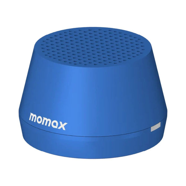 Momax 1-Vibe Go Lite magnetic wireless speaker with TWS and IPX4 protection in Blue Qatar