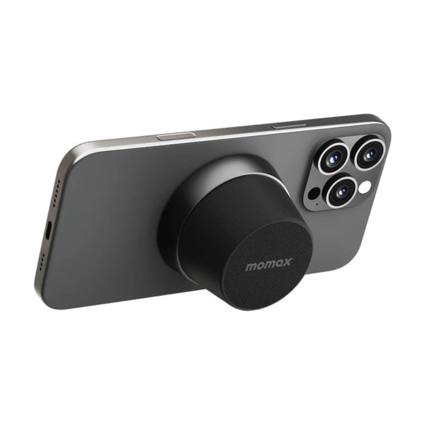 Momax 1-Vibe Go magnetic portable true wireless speaker with TWS and IPX6 protection in Black Qatar