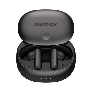 Momax 1-Vibe Lite true wireless ANC earbuds black Bluetooth 5.4 24-hour battery Qatar