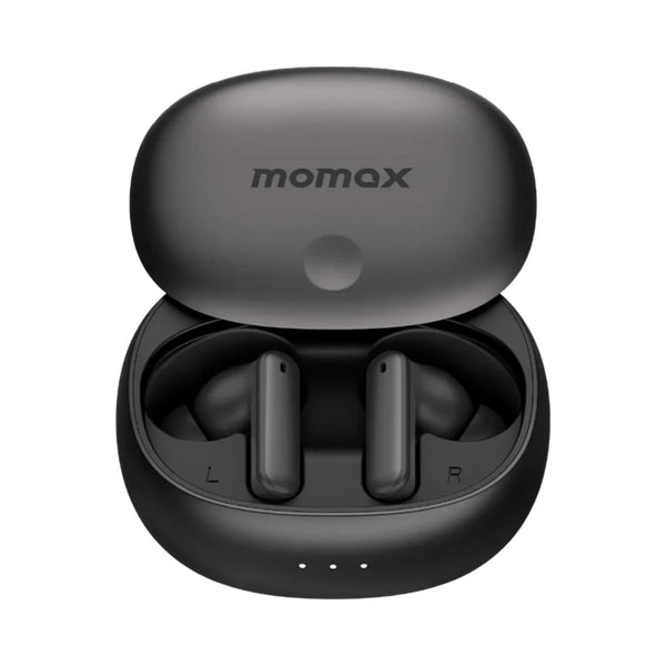 Momax 1-Vibe Lite true wireless ANC earbuds black Bluetooth 5.4 24-hour battery Qatar