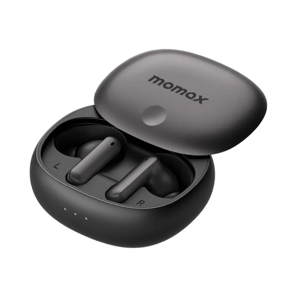 Momax 1-Vibe Lite true wireless ANC earbuds black Bluetooth 5.4 24-hour battery Qatar