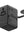 Momax 1-World²⁺ 70W dual AC travel adapter with retractable USB-C cable and universal plugs.
