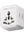 Momax 1-World² Pocket Mini Dual AC Travel Adapter White UA37AW with foldable plug and overload fuse protection Qatar