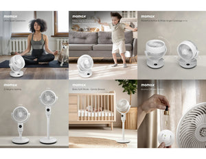 Momax Airoma 3D air circulation fan IF16UKW white
