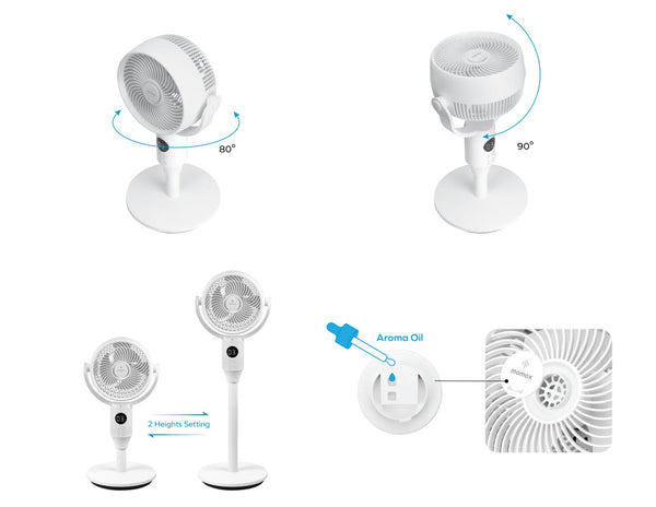 Momax Airoma Tower 3D fan IF17UKW white