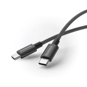 Momax Elite USB-C to USB-C braided cable with 60W PD 3.0 fast charging 1.5m Black Qatar