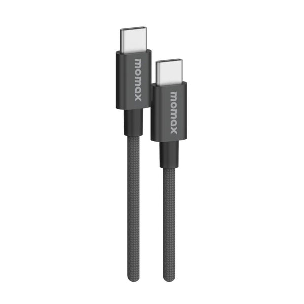Momax Elite USB-C to USB-C braided cable with 60W PD 3.0 fast charging 1.5m Black Qatar
