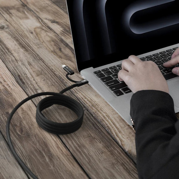 Momax Mag.Link Duo 60W magnetic USB-C to Lightning cable 1m Black Qatar