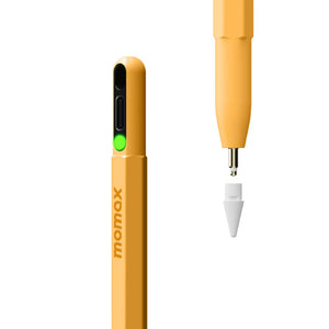 Momax Mag.Link Pop magnetic stylus pen for iPad palm rejection Yellow Qatar