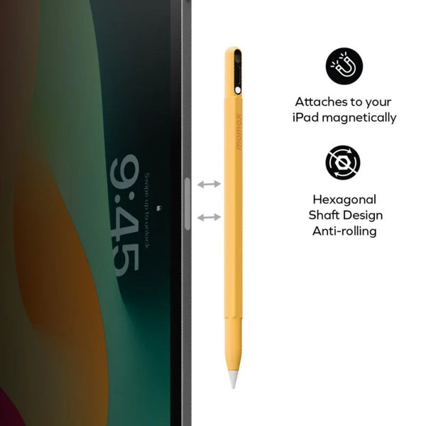 Momax Mag.Link Pop magnetic stylus pen for iPad palm rejection Yellow Qatar