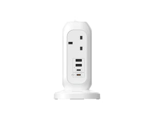 Momax OnePlug 7 outlet power strip with USB ports US18UK Qatar