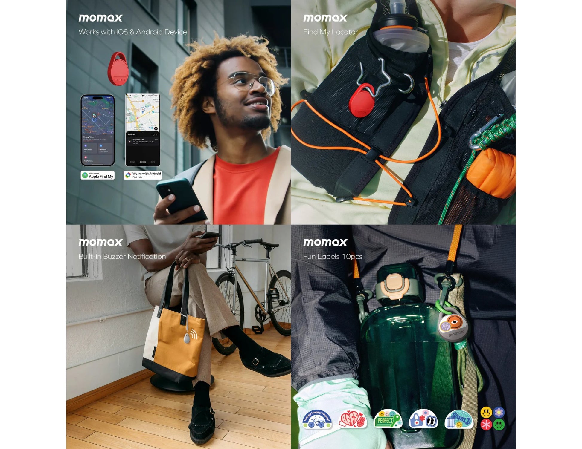 Momax Pinpop² Lite Find My Locator BR10 tracker