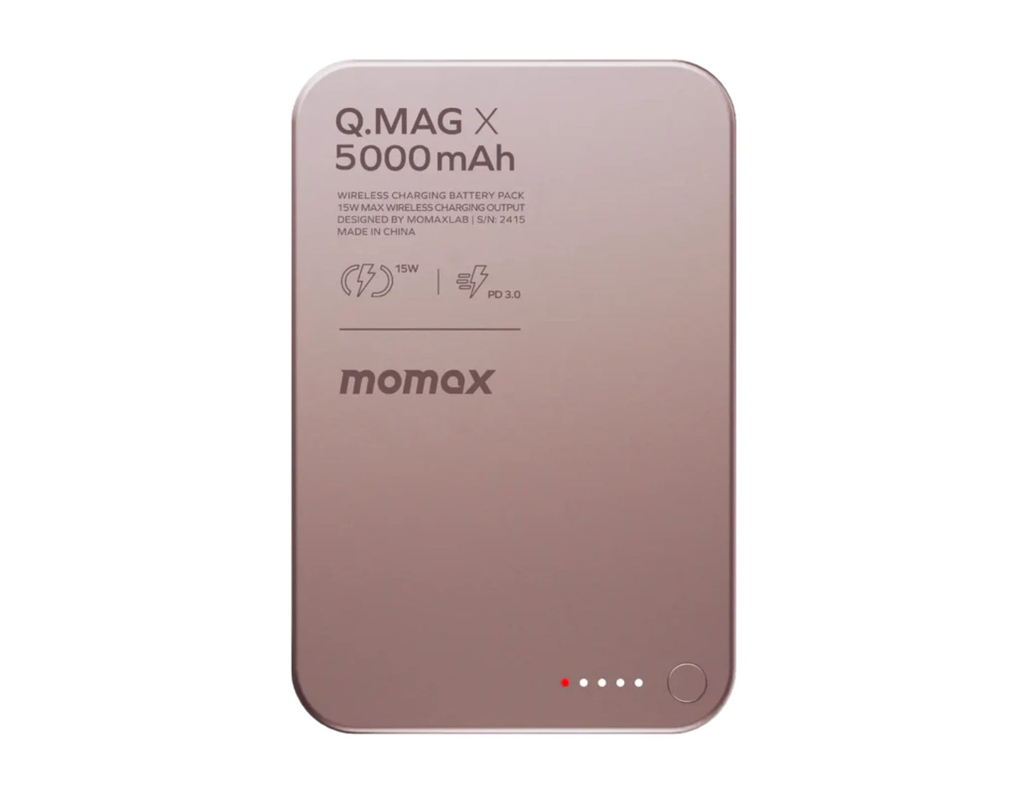 Momax Q.Mag X magnetic wireless power bank 5000mAh IP116​