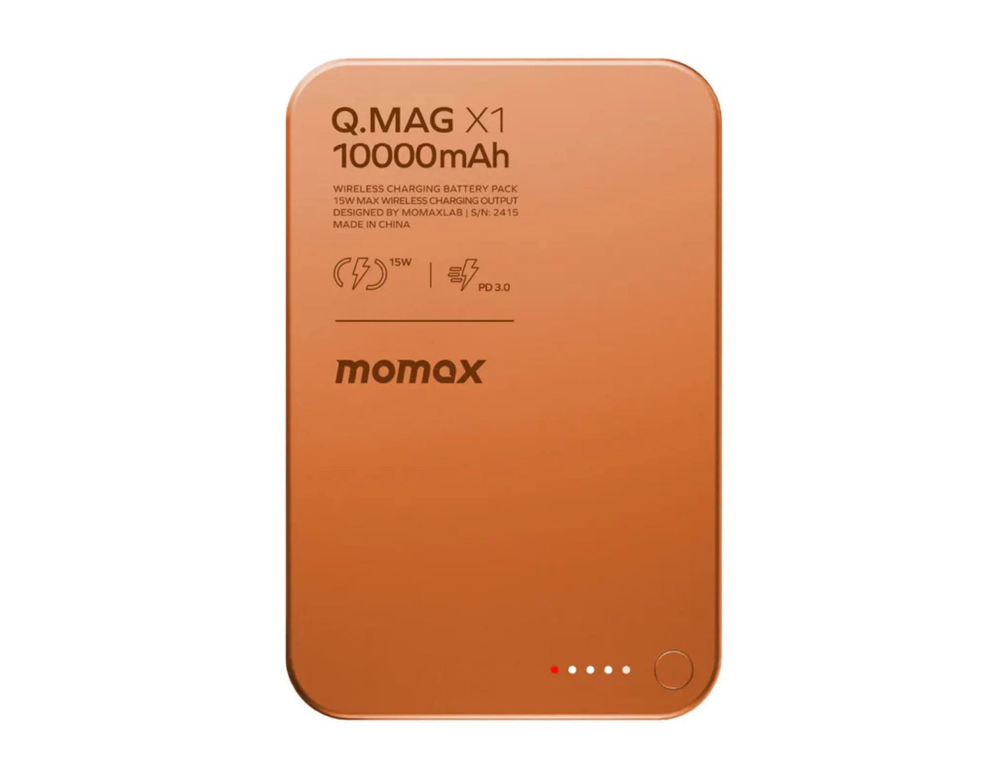 Momax Q.Mag X1 magnetic wireless power bank 10000mAh IP117​