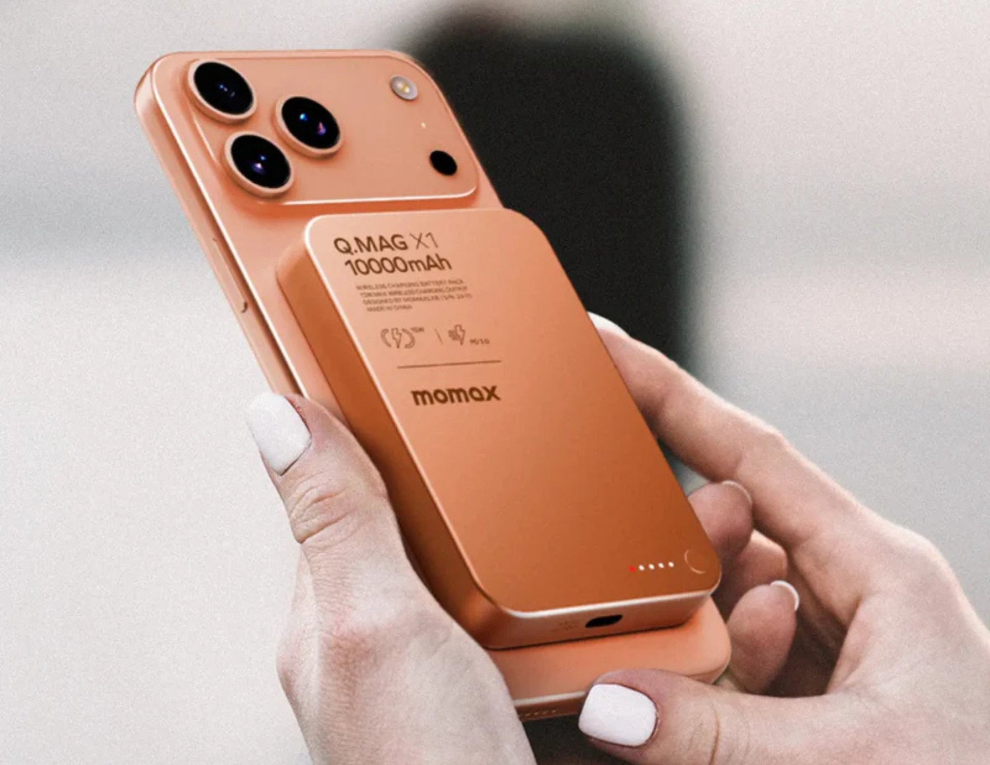 Momax Q.Mag X1 magnetic wireless power bank 10000mAh IP117​