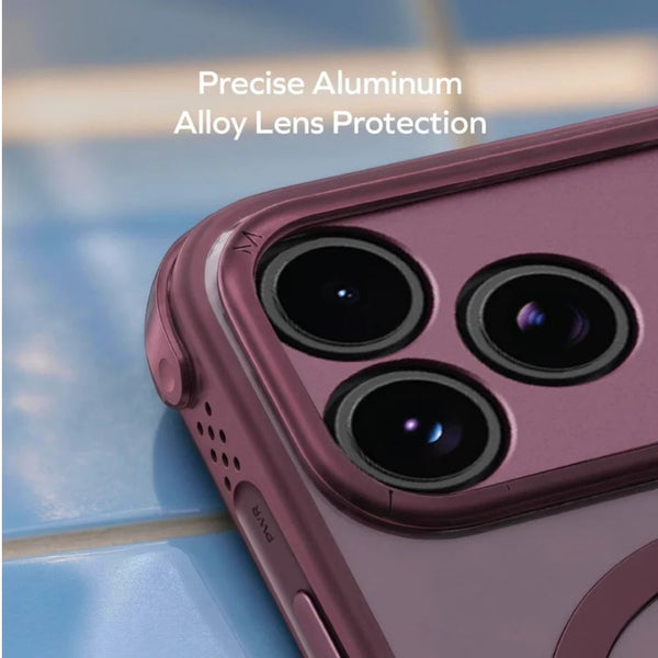 Momax Sōma Air Burgundy Magnetic Case for iPhone 18 Pro with MagSafe compatibility, 2-metre drop protection and matte finish Qatar