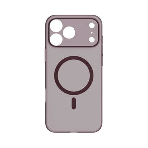 Momax Sōma Slim Ultra-Thin Magnetic Case iPhone 18 Pro Max Transparent Dusky Cherry Qatar
