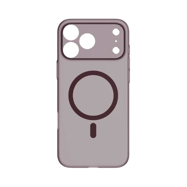 Momax Sōma Slim Ultra-Thin Magnetic Case iPhone 18 Pro Max Transparent Dusky Cherry Qatar