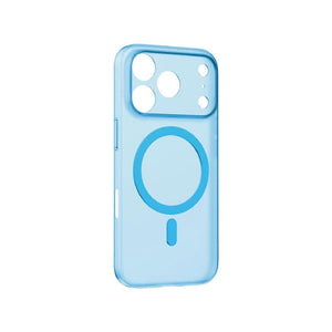 Momax Sōma Slim Ultra-Thin Magnetic Case iPhone 18 Pro Transparent Blue Qatar