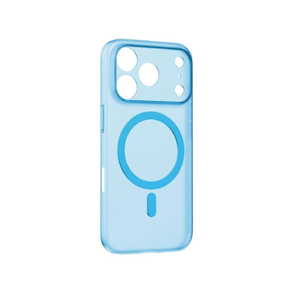 Momax Sōma Slim Ultra-Thin Magnetic Case iPhone 18 Pro Transparent Blue Qatar
