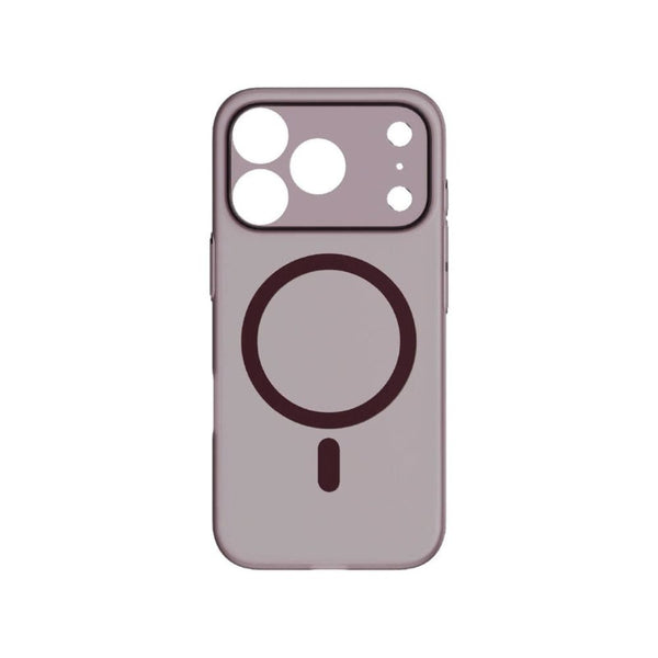Momax Sōma Slim Ultra-Thin Magnetic Case iPhone 18 Pro Transparent Dusky Cherry Qatar