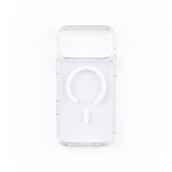 Momax Sōma Zero Clear Magnetic Case for iPhone 18 Pro with transparent slim design, anti-slip grip and raised camera protection Qatar