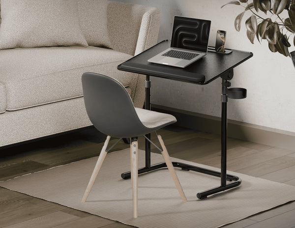 Moxedo Flexmate Adjustable Height Desk ergonomic tilt black Qatar