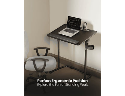 Moxedo Flexmate Adjustable Height Desk ergonomic tilt black Qatar