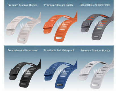 Moxedo Flow-Fit Silicone Watch Strap for WHOOP 5.0 Qatar