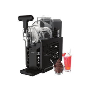 Moxedo Frostiva 5-in-1 180W Slush and Ice Cream Maker in matte black with touch controls and cone holder in Qatar