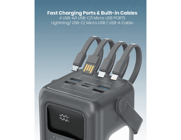 Moxedo Lite 50,000mAh Mini Power Station PD 22.5W portable charger Qatar
