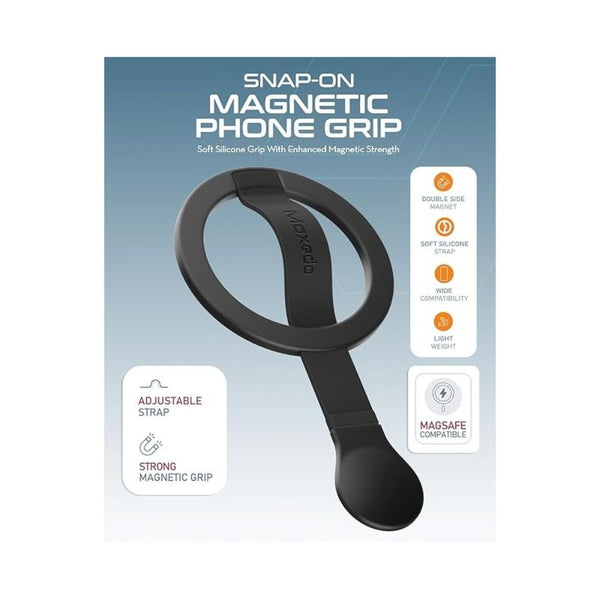 Moxedo Magnetic Phone Silicone Grip with N52 Magnets 360° Rotating Grip Qatar