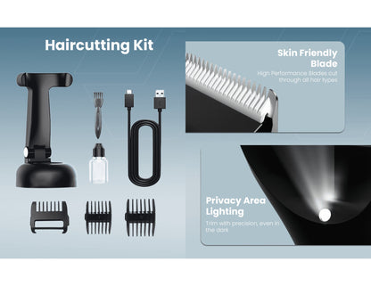 Moxedo Trimm-RX Cordless Hair Trimmer MX-HT011 waterproof 7000 RPM with LED torch light Qatar