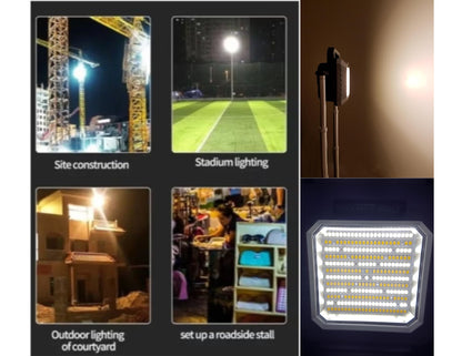 Multifunctional 3000LM Work Light with Telescopic Base and Power Bank available in Qatar