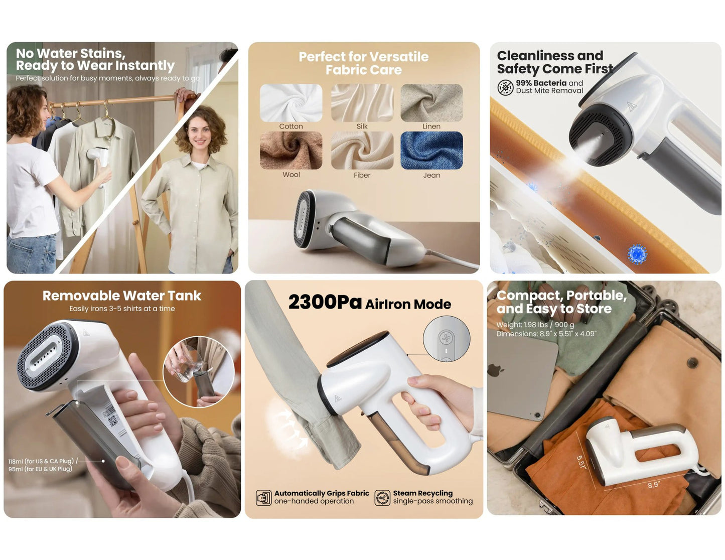 Neakasa Magic 1 vacuum steamer HN0270S 2300Pa AirIron Qatar