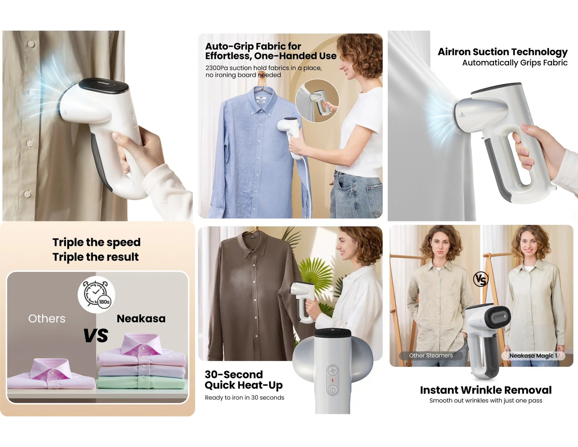 Neakasa Magic 1 vacuum steamer HN0270S 2300Pa AirIron Qatar