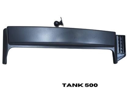 Compact and sleek design of the Tank 500 One-Sided Display Holder.