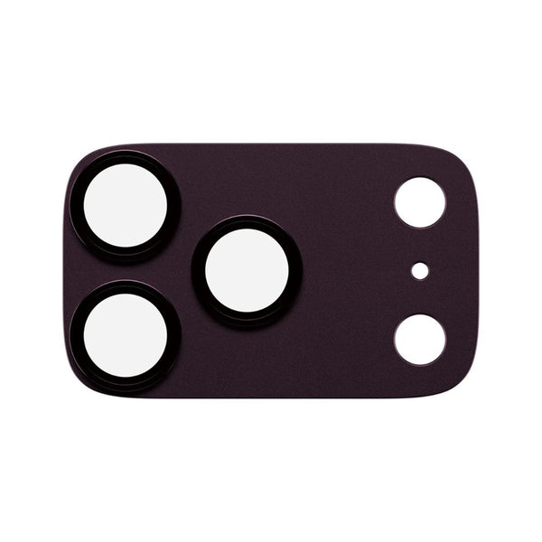 PanzerGlass Fender camera lens protector for iPhone 18 Pro in Dark Cherry with slim matte aluminum camera protection Qatar
